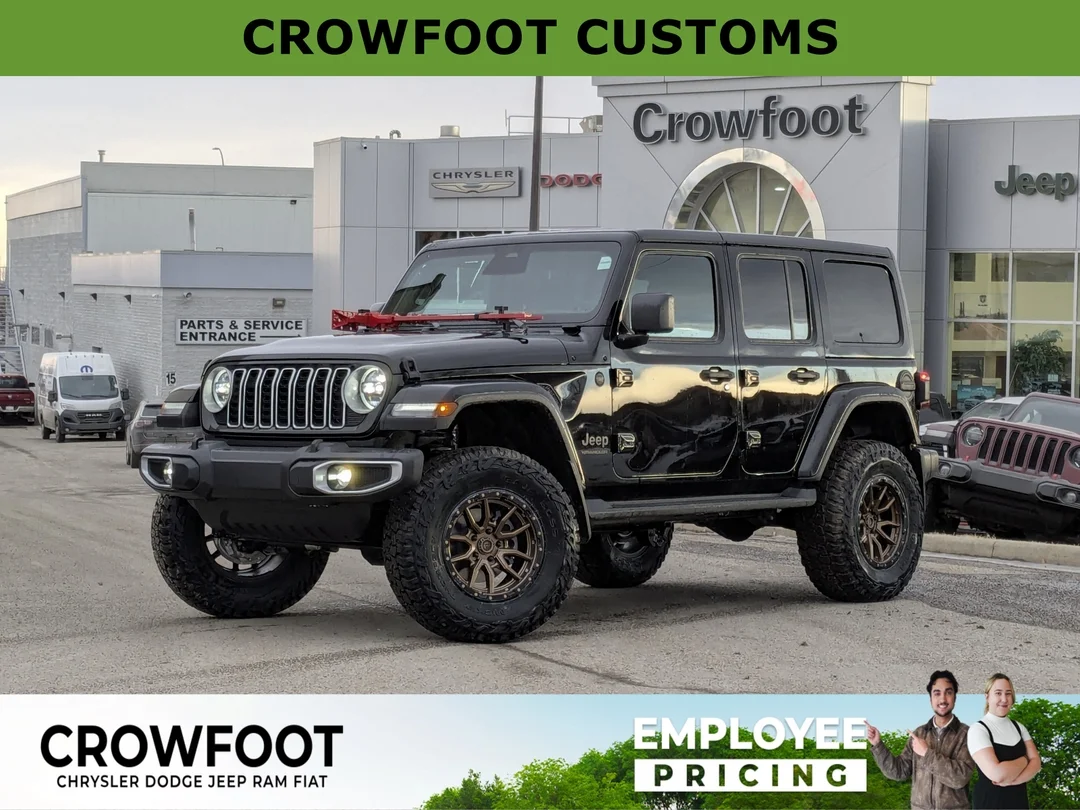 New 2026 Black Jeep Sahara - - 4x4 - Fuel Rims - A/T Tires - 3 Lift & More! image 1