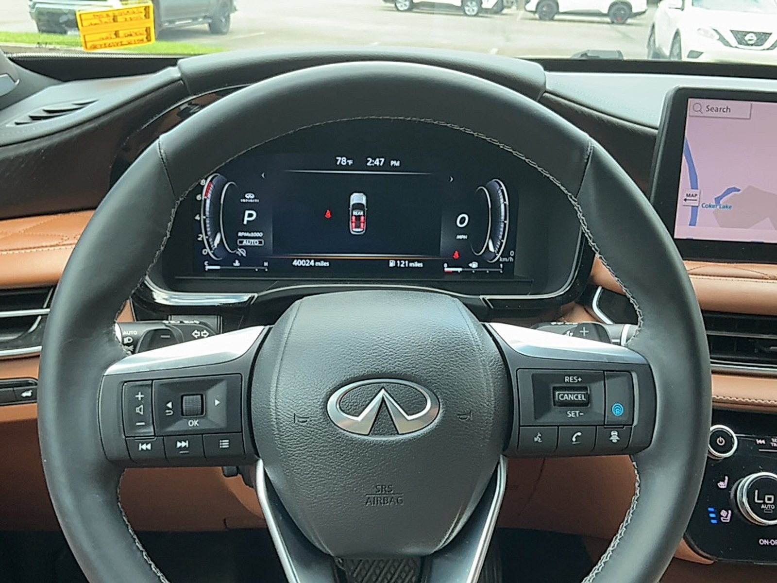 Used 2025 Warm Titanium/Black Obsidian INFINITI AUTOGRAPH AWD image 9