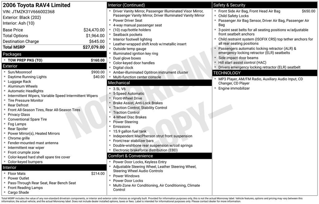 Used 2006 Black Toyota Limited image 9