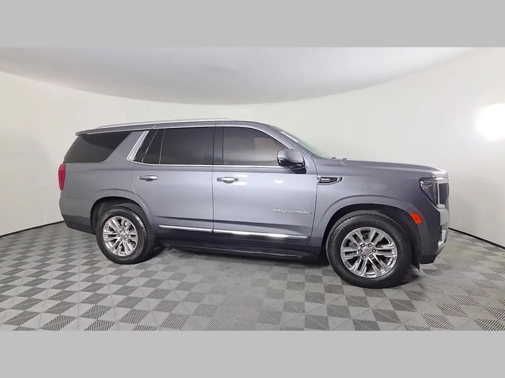 Used 2022 Satin Steel Metallic GMC SLT image 35