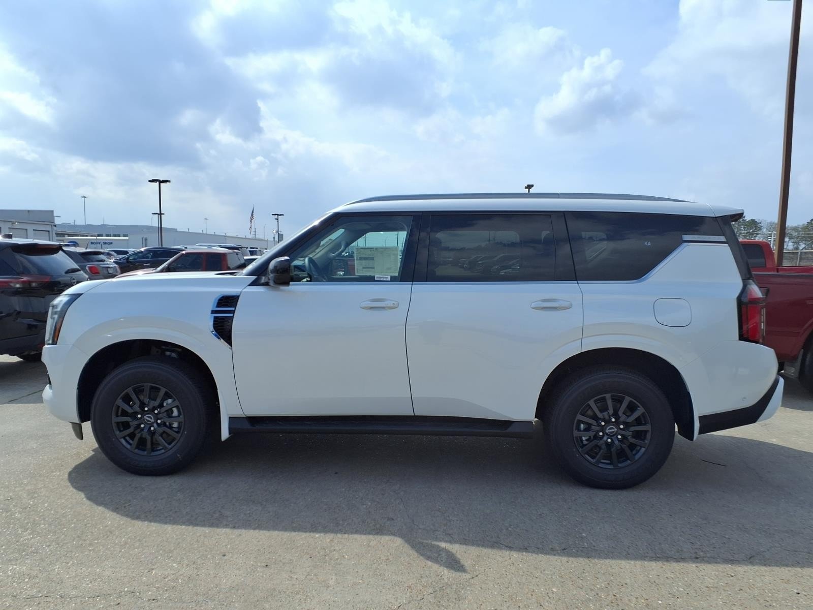2026 Nissan Armada SV White at Sterling McCall Nissan