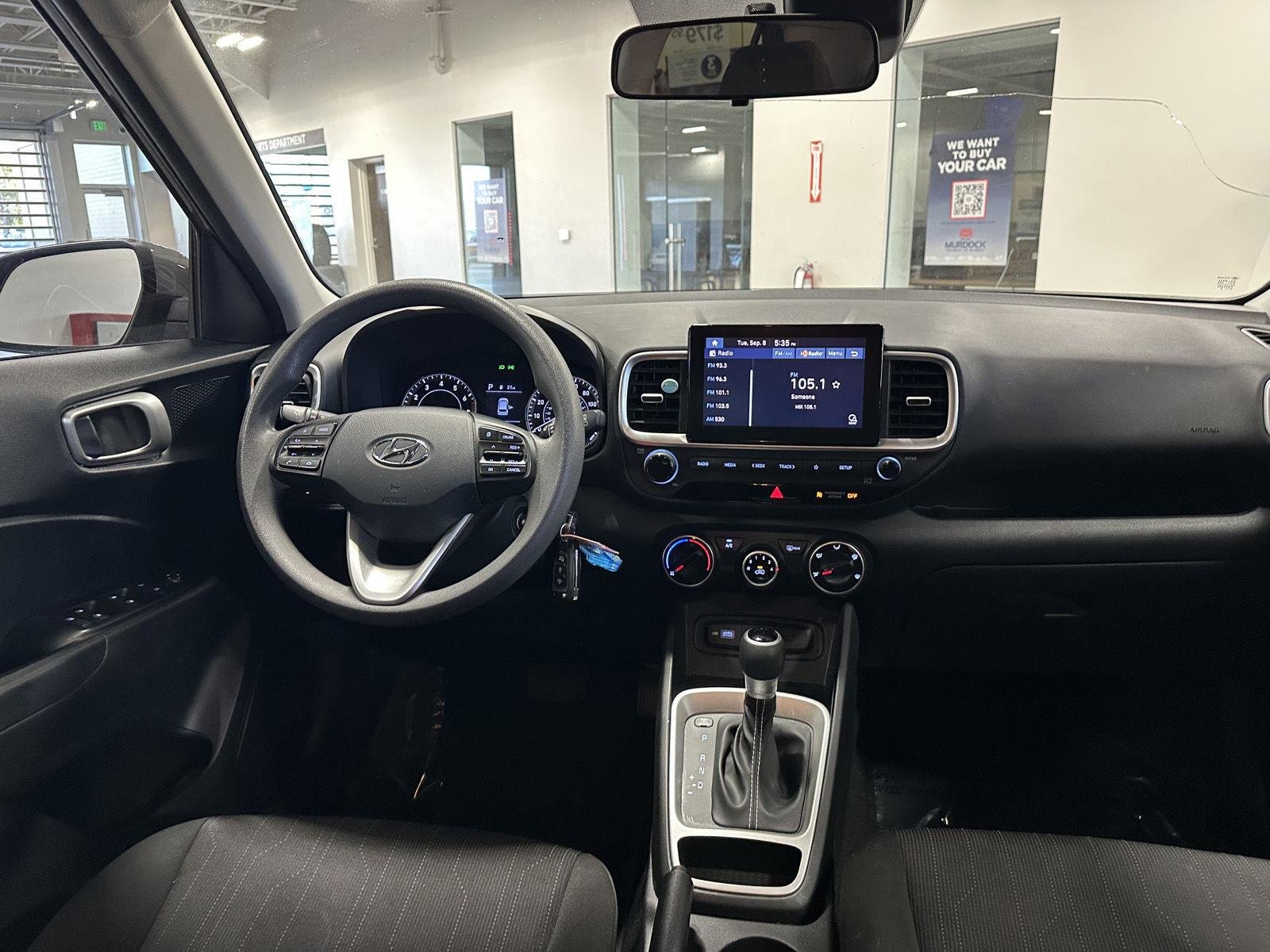 Certified Used 2022 Galactic Gray Hyundai SE image 2