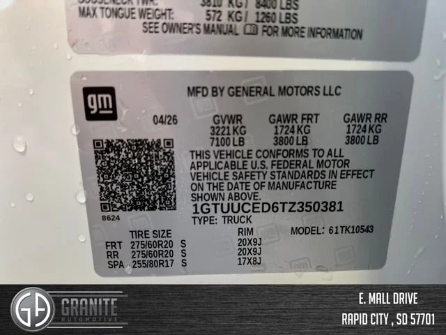 New 2026 Summit White GMC Elevation image 30