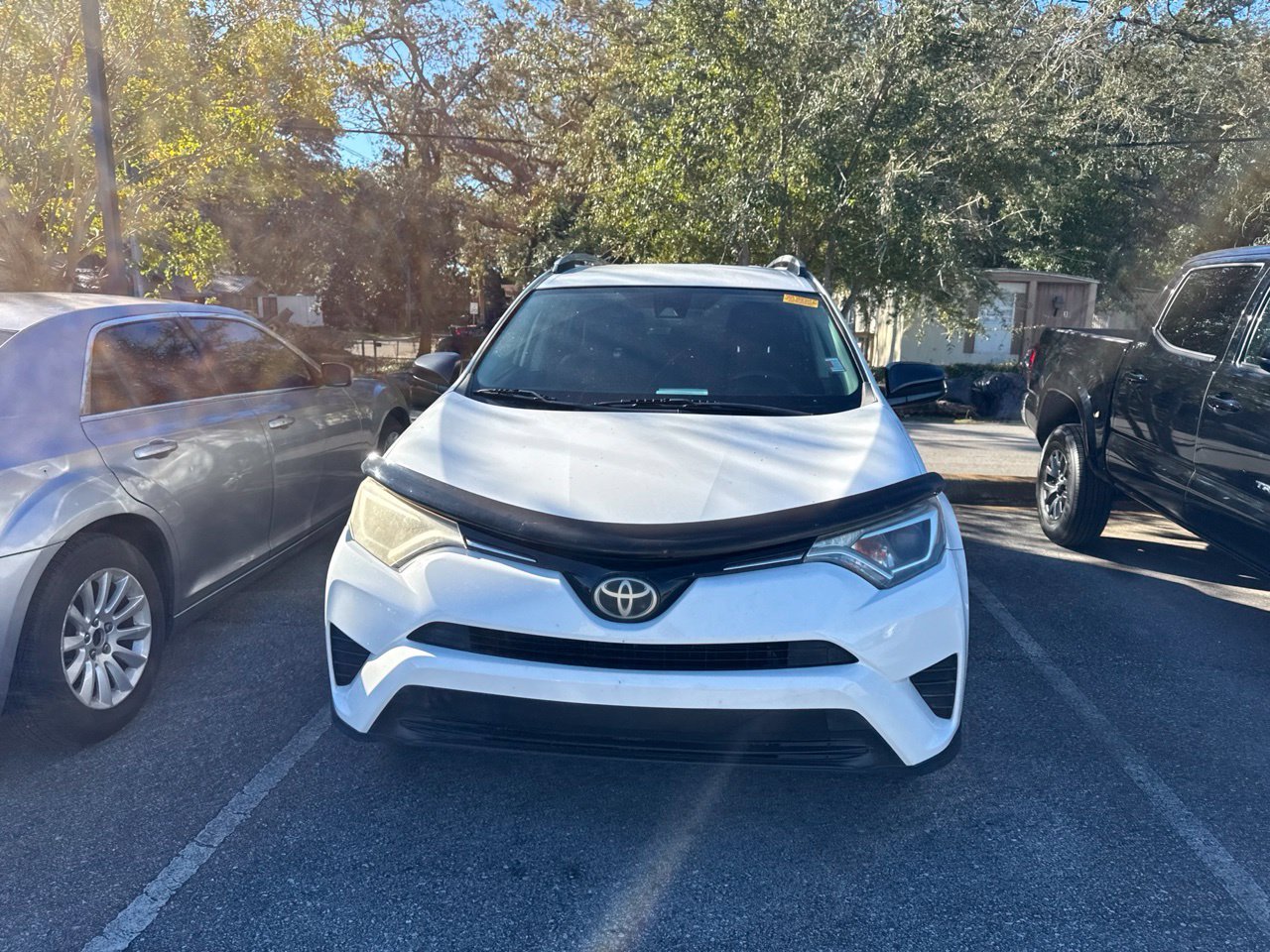 Used 2017 White Toyota LE image 2