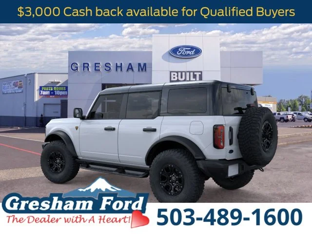 New 2026 Oxford White Ford Badlands image 4