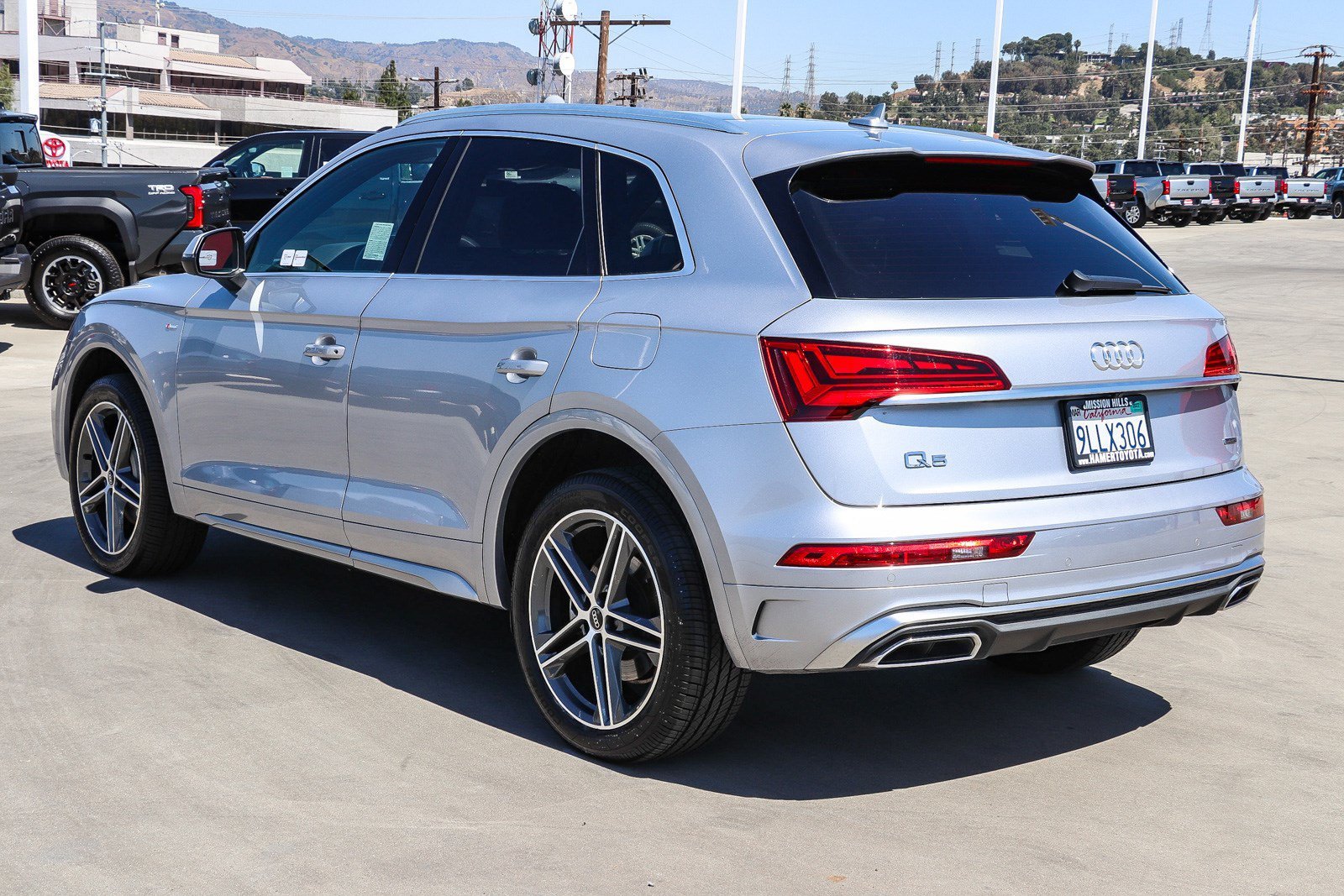 Used 2022 Florett Silver Metallic Audi S line Premium Plus image 4