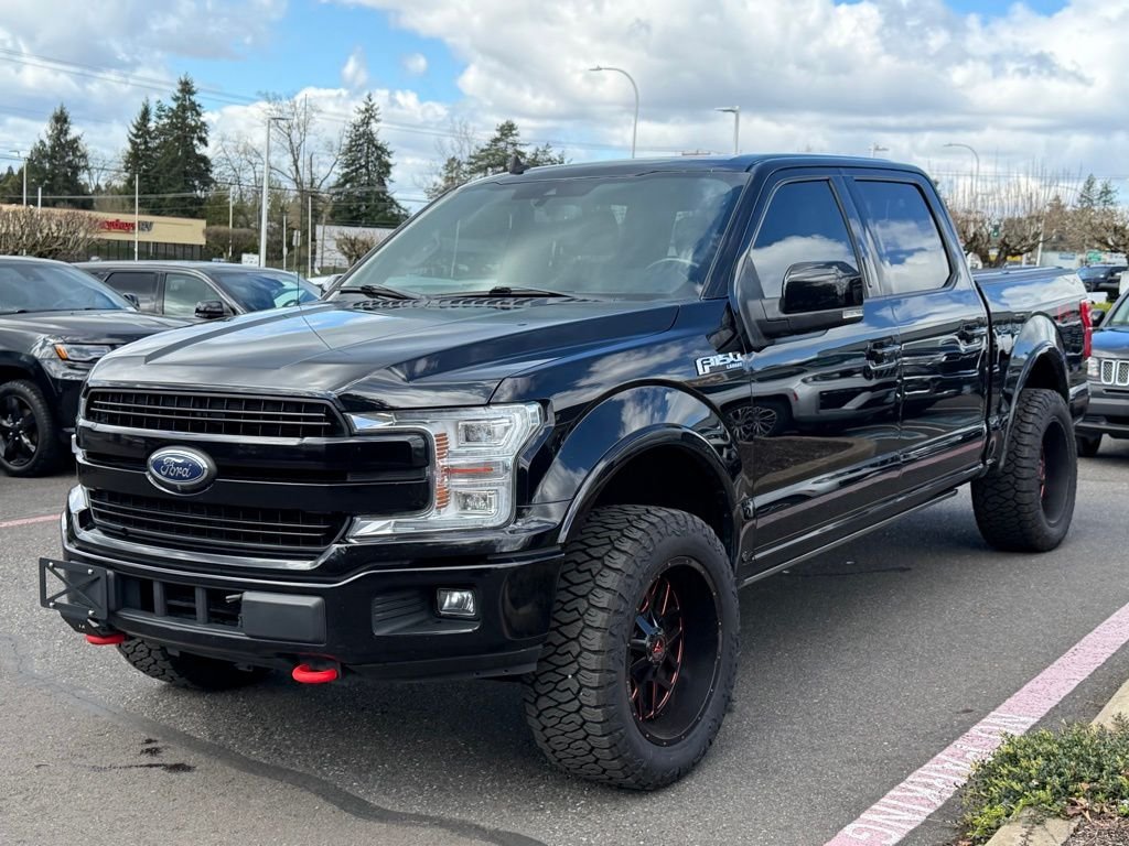 Used 2020 Agate Black Metallic Ford Lariat image 4