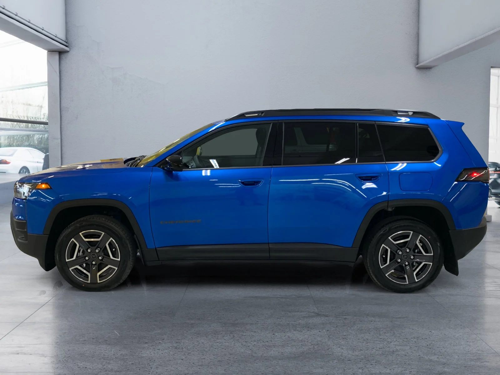 New 2026 Hydro Blue Pearl Jeep Laredo image 2