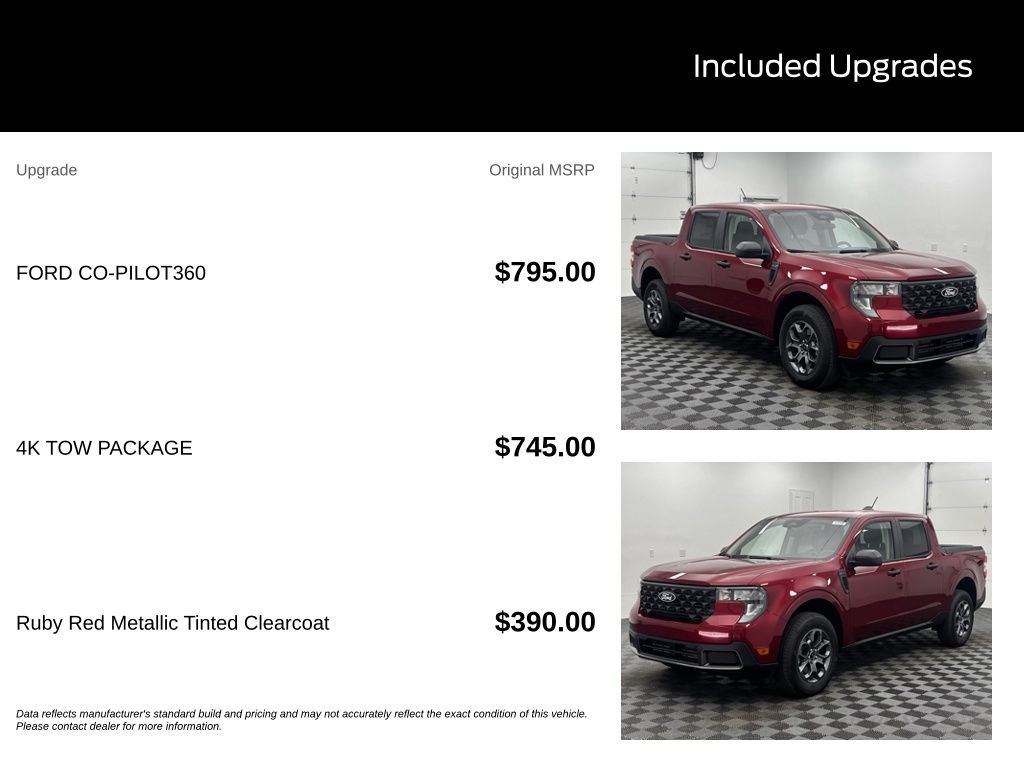 New 2026 Red Ford XLT image 3
