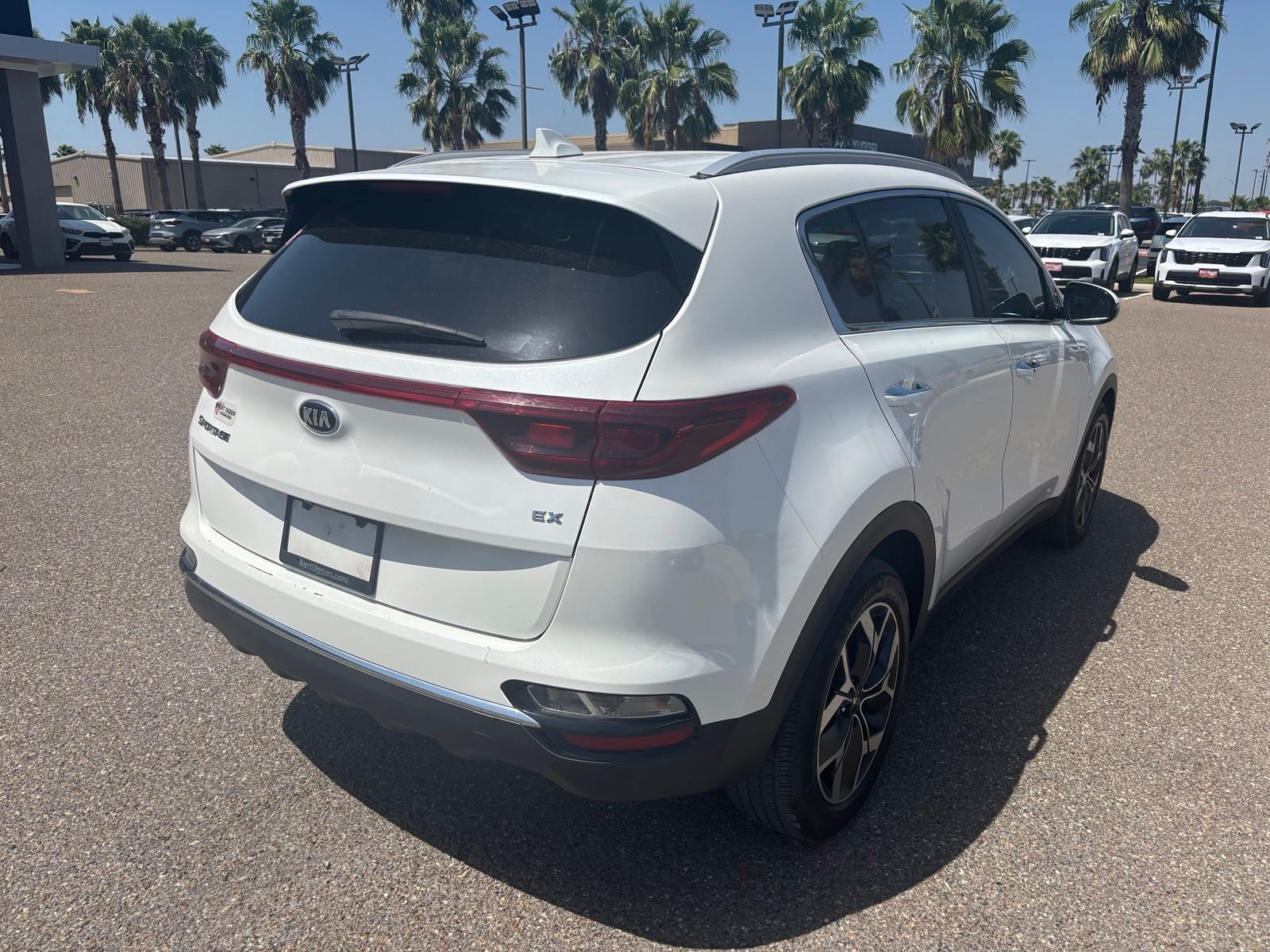 Used 2021 White Kia EX image 6
