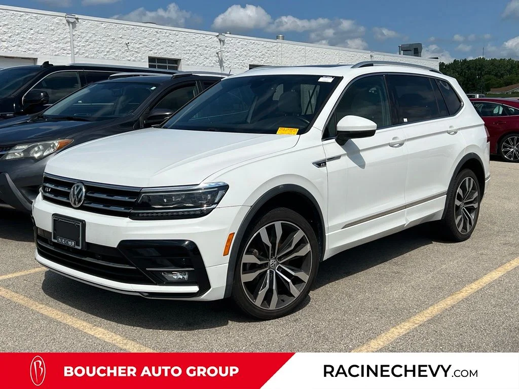 Used 2021 Pure White Volkswagen 2.0T SEL Premium R-Line image 1