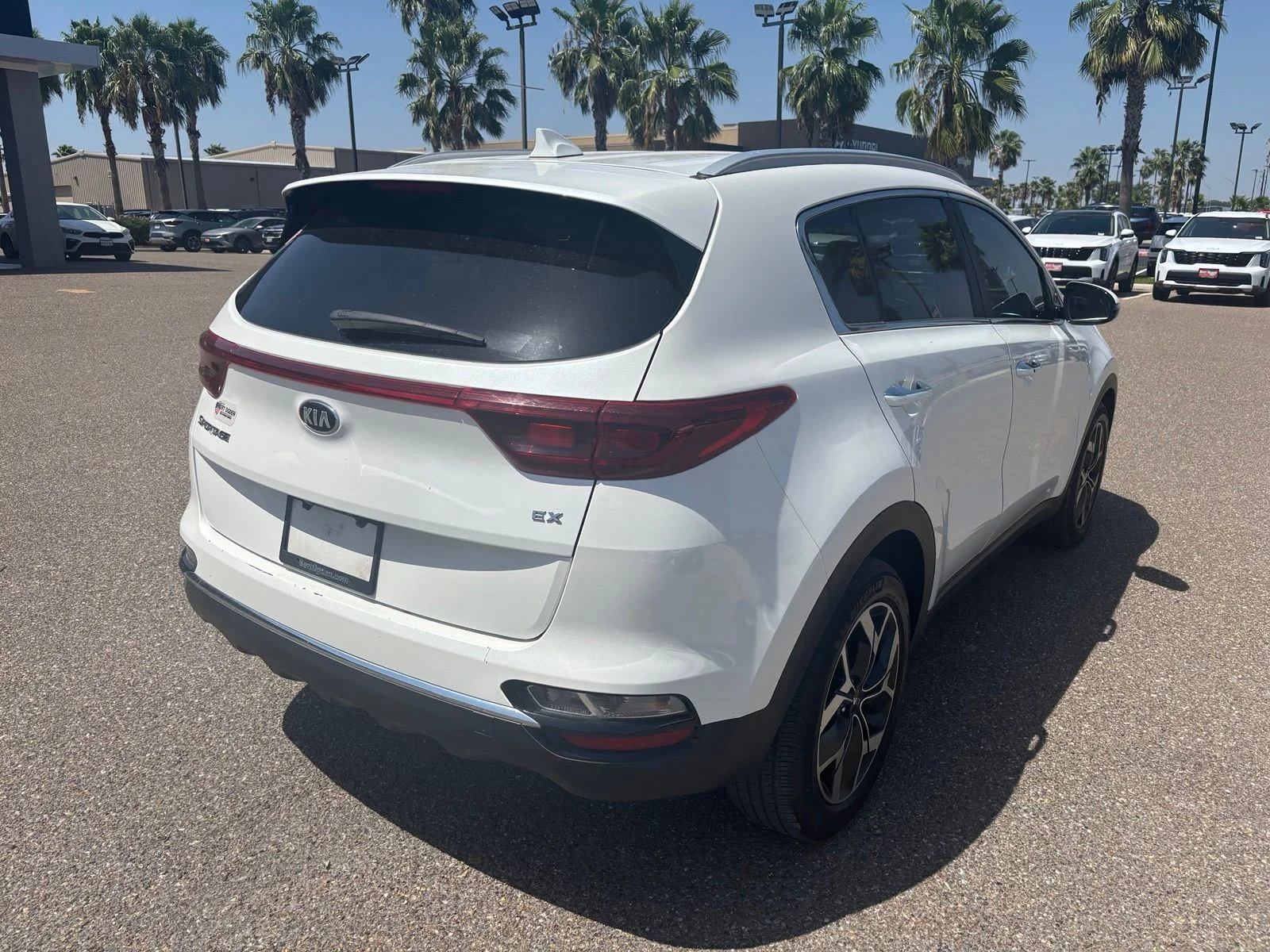 Used 2021 White Kia EX image 6