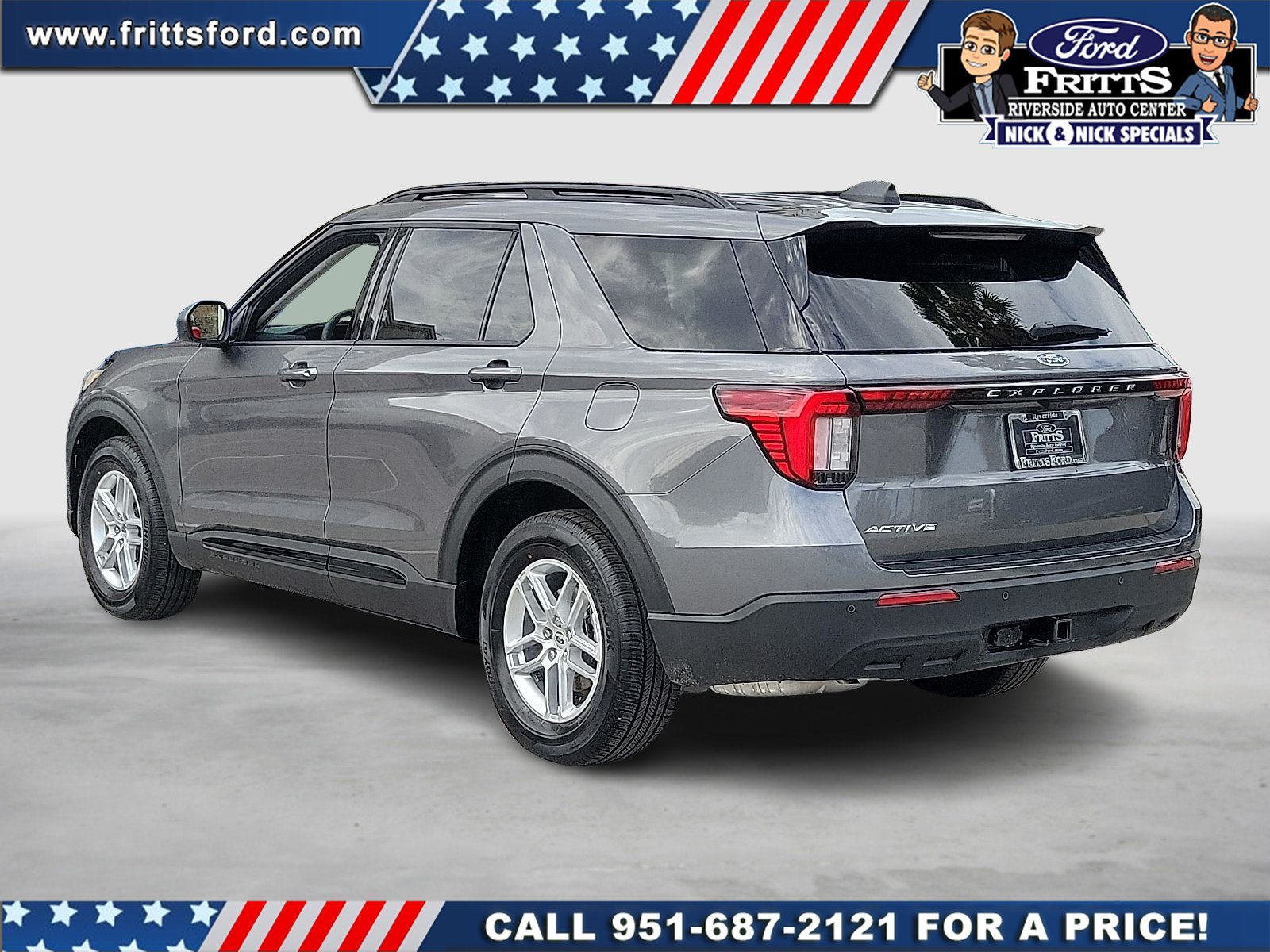 New 2026 Carbonized Gray Metallic Ford Active image 2
