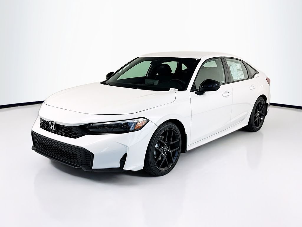 New 2026 Platinum White Pearl Honda Sport image 1