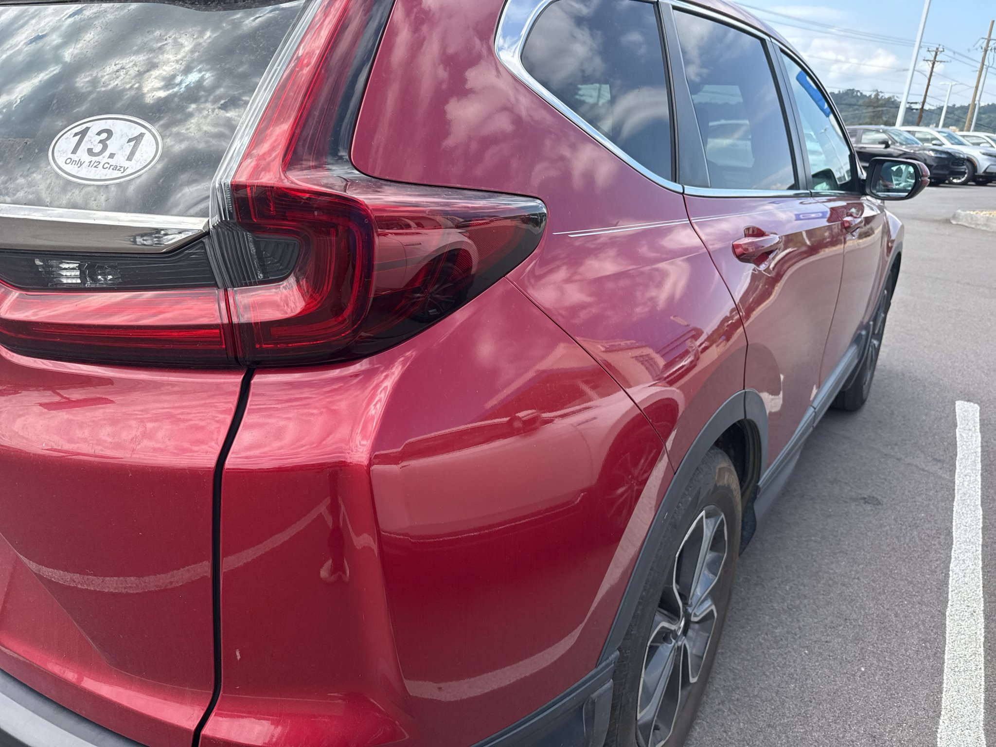 Used 2021 Radiant Red Metallic Honda EX-L image 9