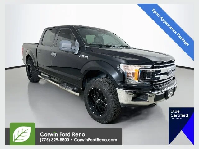 Used 2018 Shadow Black Ford XLT image 1