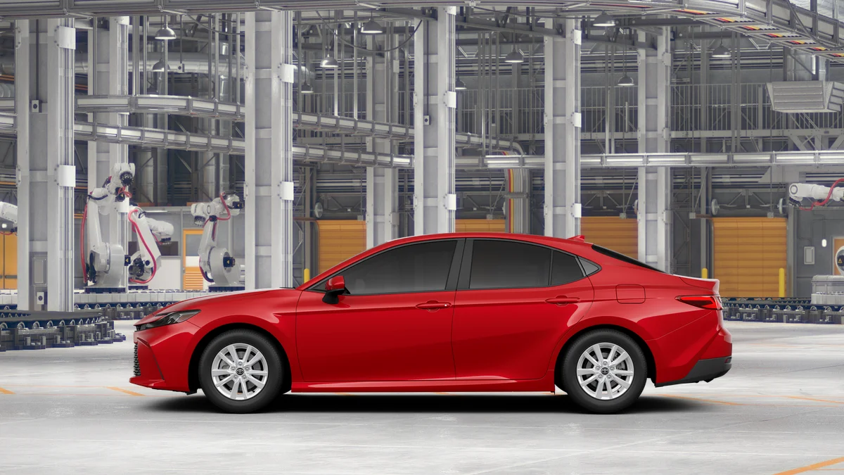 New 2026 Supersonic Red Toyota LE image 4