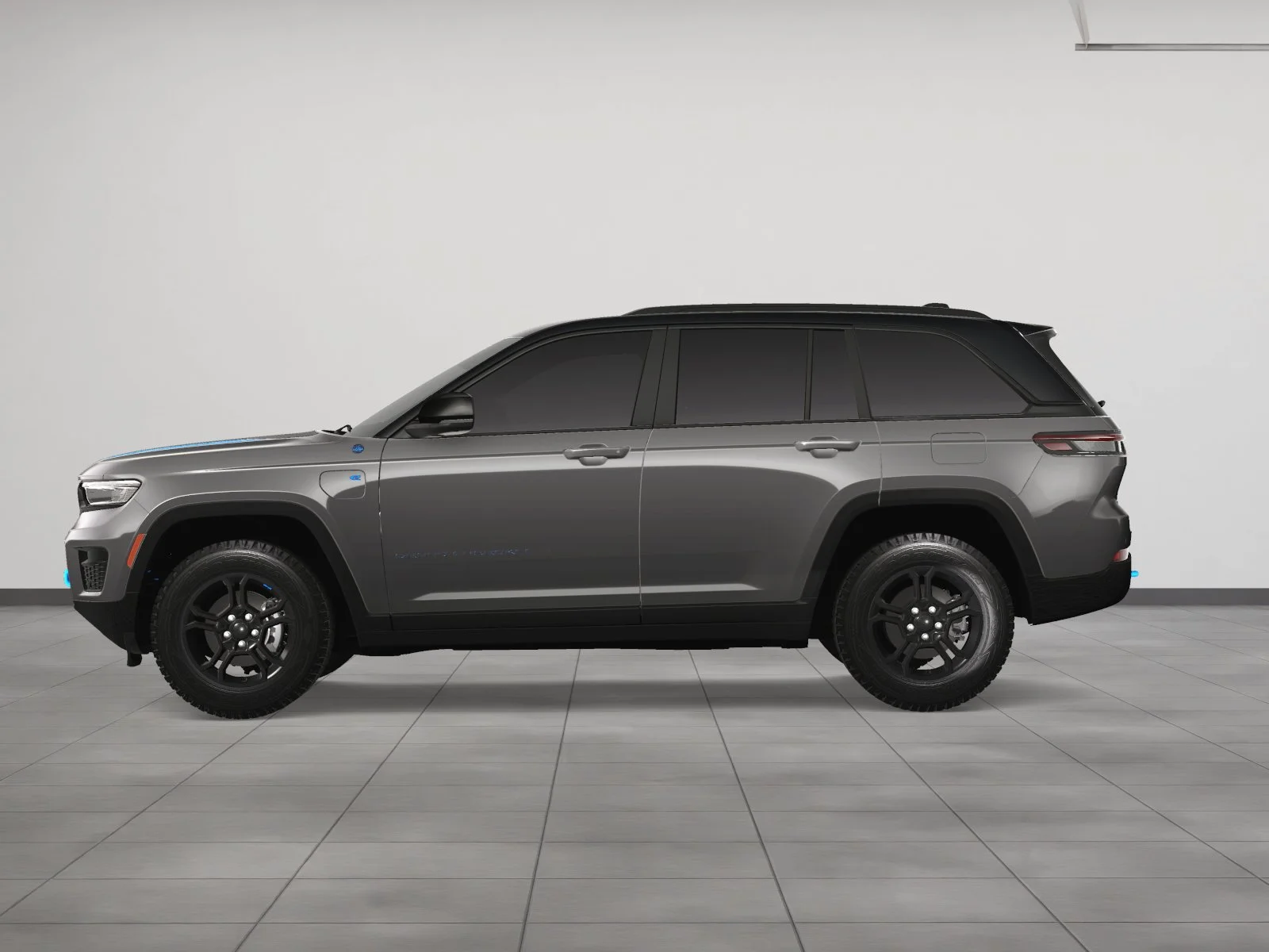 New 2024 Baltic Gray Metallic Clear-Coat Exterior Paint Jeep Trailhawk 4xe image 33