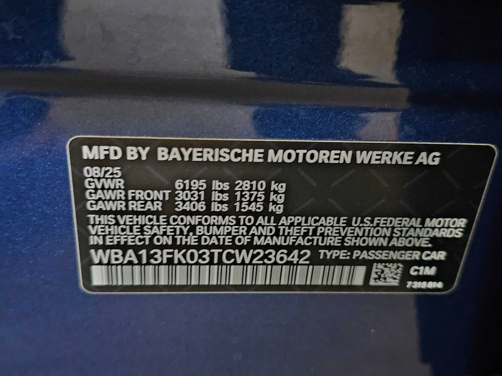 Certified Used 2026 Phytonic Blue Metallic BMW 550e xDrive image 15