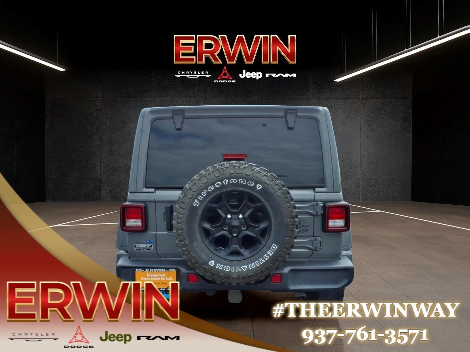 Certified Used 2023 Gray Jeep Willys 4xe image 6
