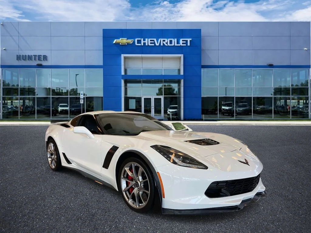 Used 2015 ARCTIC WHITE Chevrolet Z06 3LZ image 1