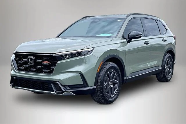 New 2026 Ash Green Metallic Honda AWD TrailSport Hybrid image 2