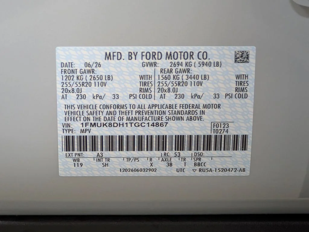 New 2026 Space White Metallic Ford Active image 23