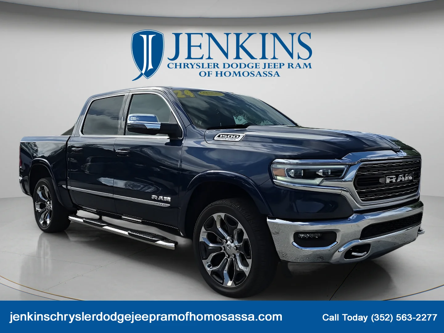 Used 2024 Patriot Blue Pearlcoat Ram Limited image 11
