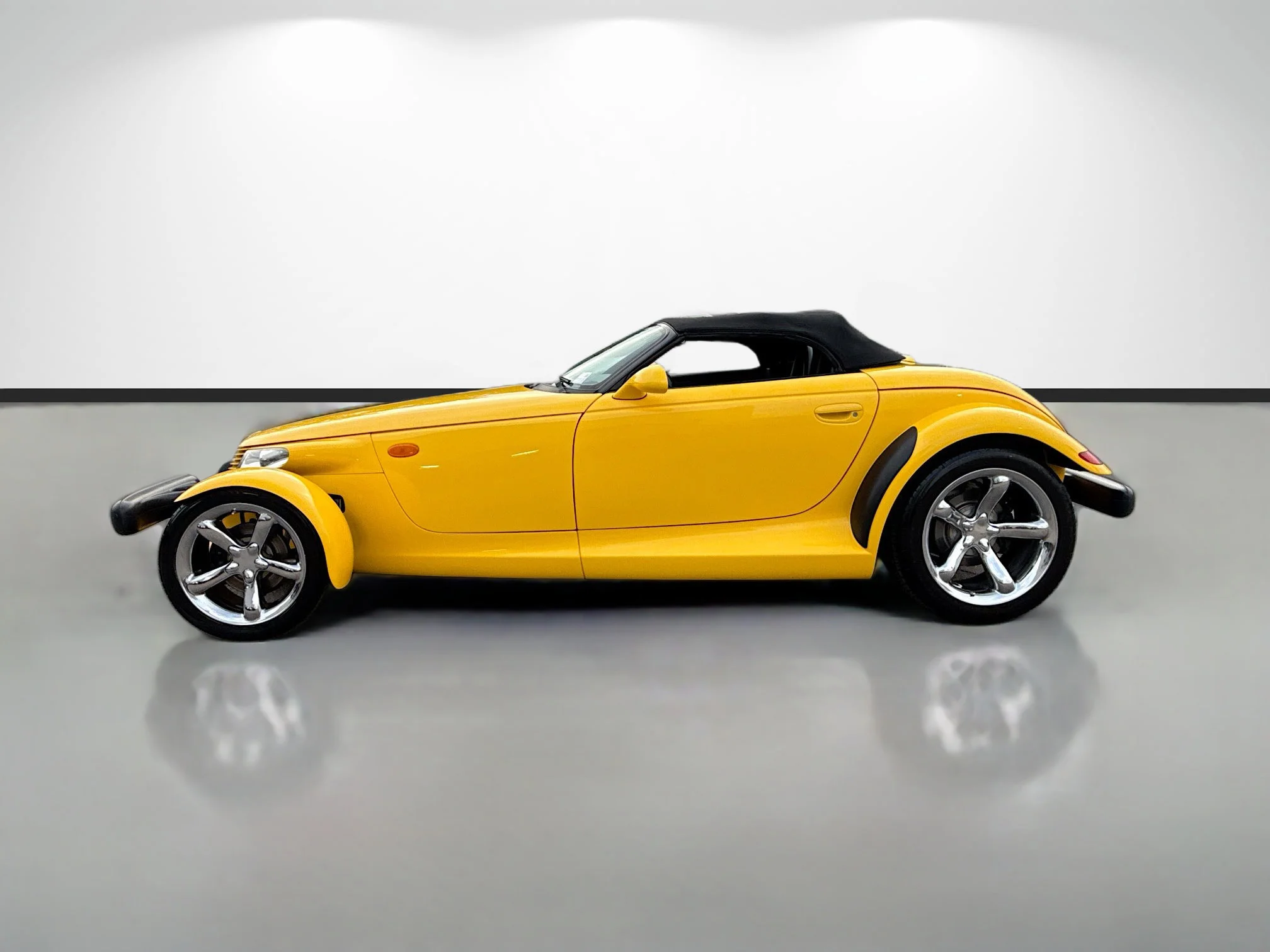 Used 2002 Prowler Yellow Clearcoat/Black Soft Top Chrysler Base image 6