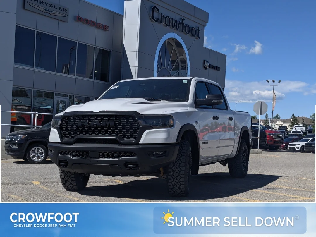 New 2026 White RAM Rebel - - 4x4 - 5.7L HEMI V8 eTorque - Performance Shocks - Skid Plates - Trailer Brake & More! image 1