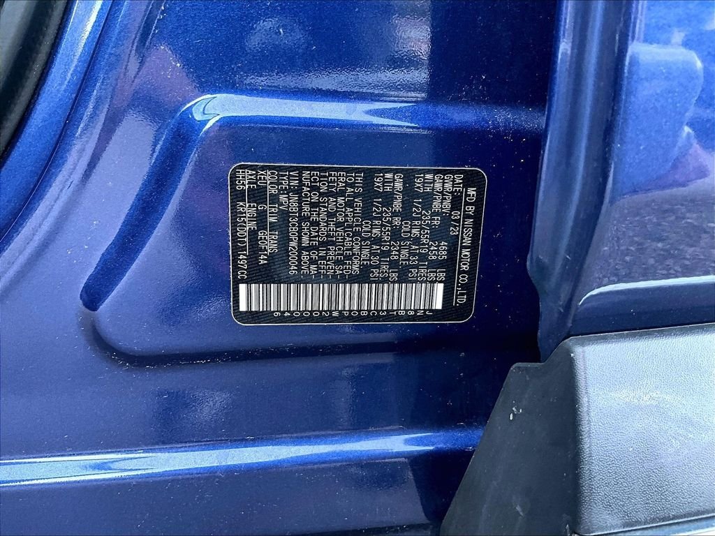 Used 2023 Blue Nissan SL image 9