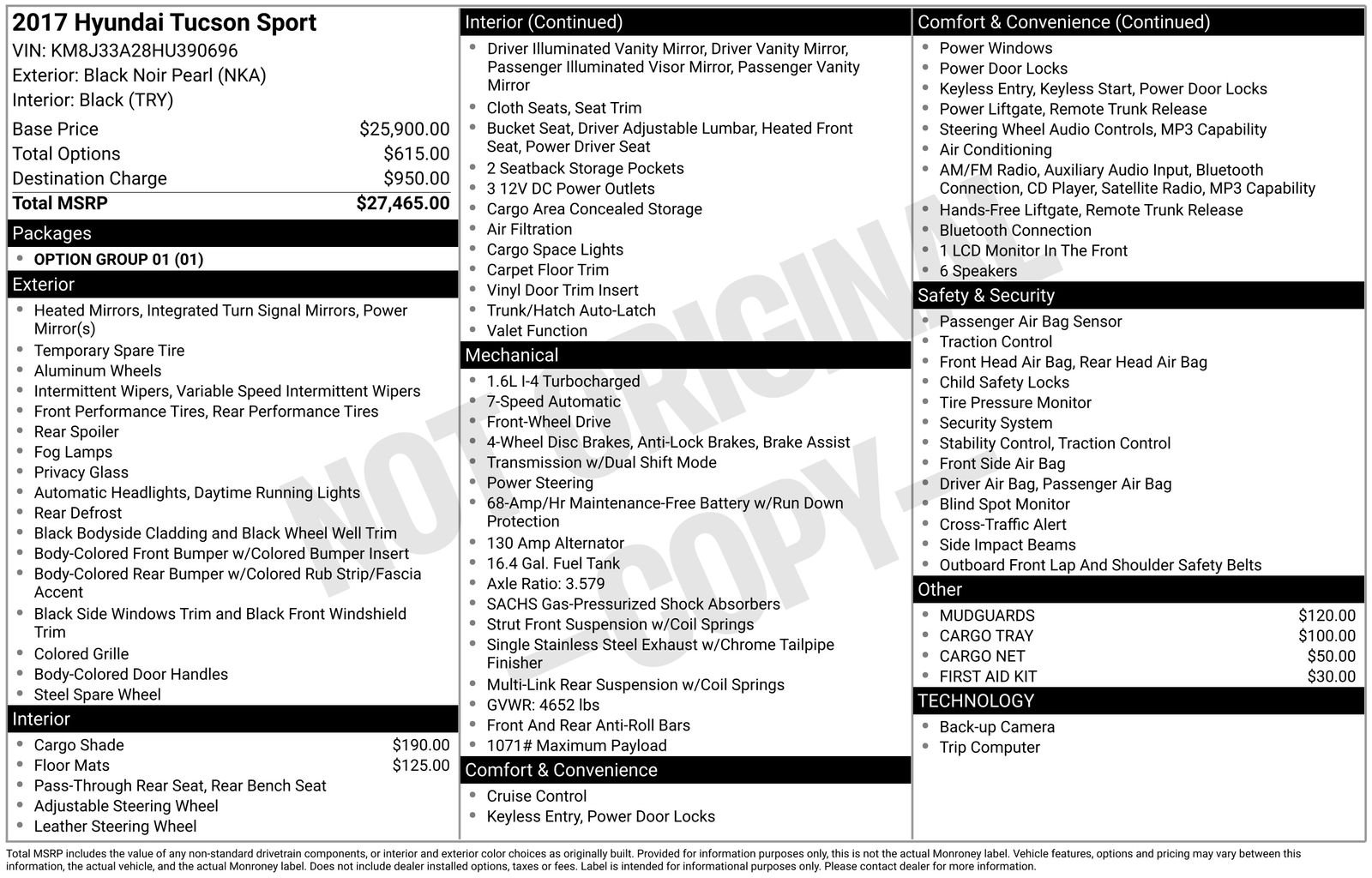 2017 Hyundai Tucson Sport FWD's photo
