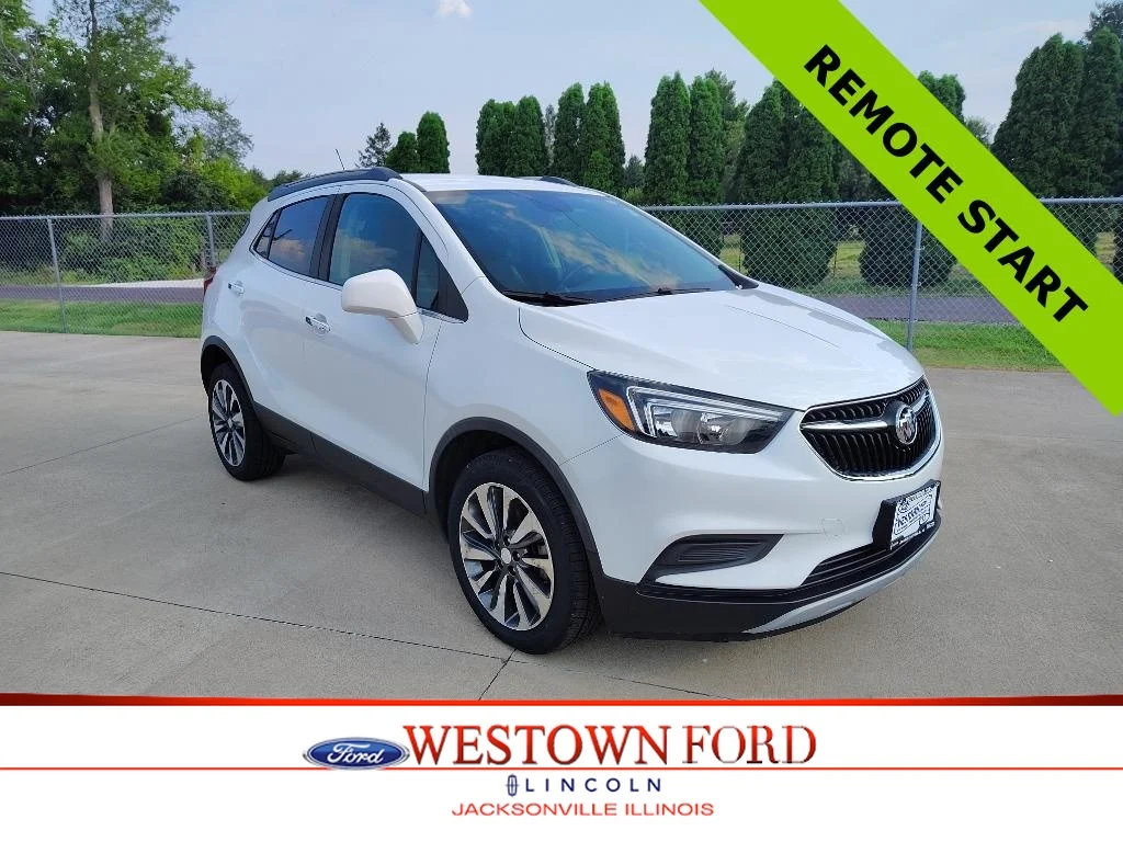 Used 2021 Summit White Buick Preferred image 1