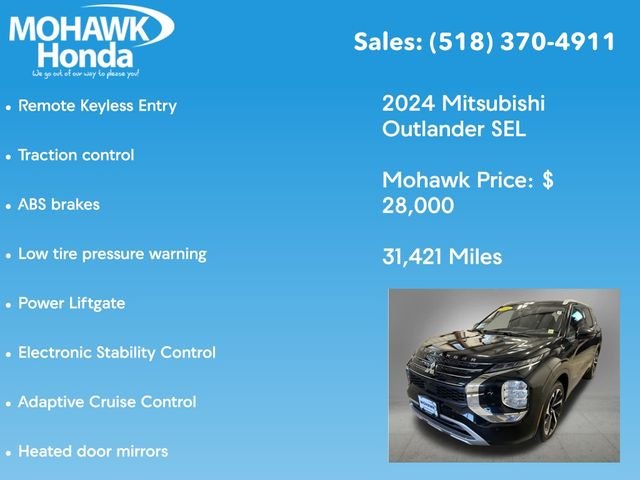 Used 2024 Black Diamond Mitsubishi SEL image 21