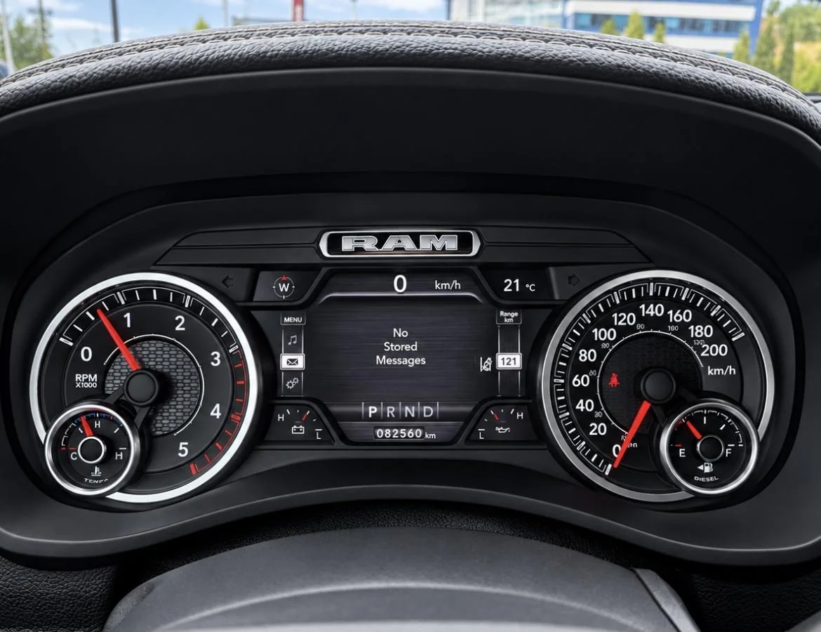 Used 2021 White RAM Laramie Crew Cab Swb image 26