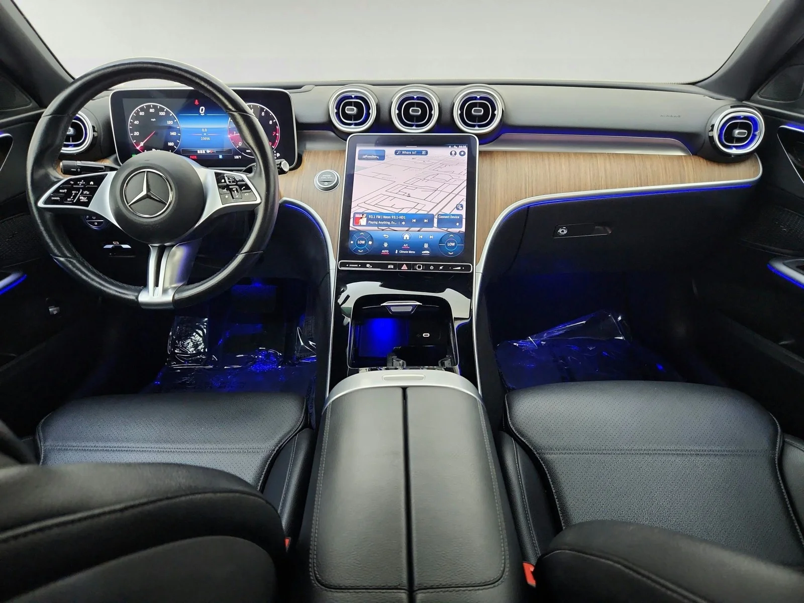 Used 2023 MANUFAKTUR Moonlight White Metallic Mercedes-Benz C 300 image 24