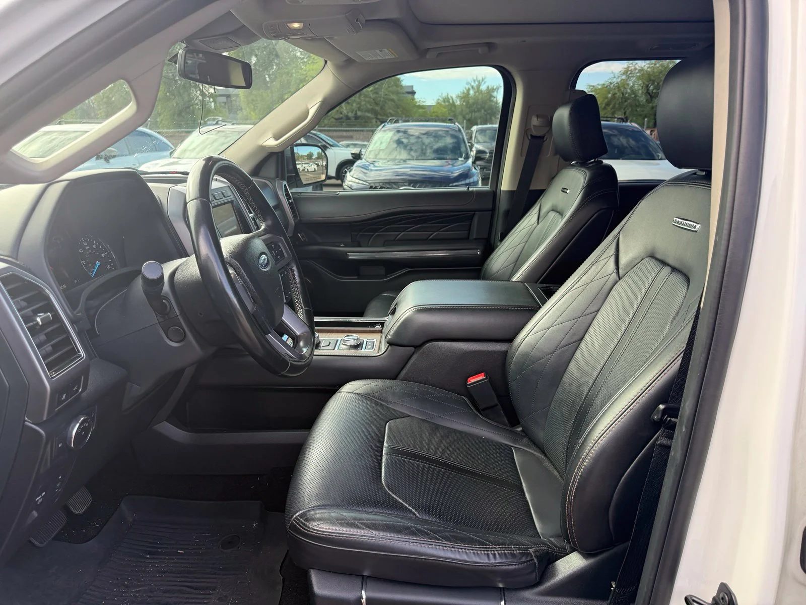 Used 2021 Star White Tri-Coat Ford Platinum image 12