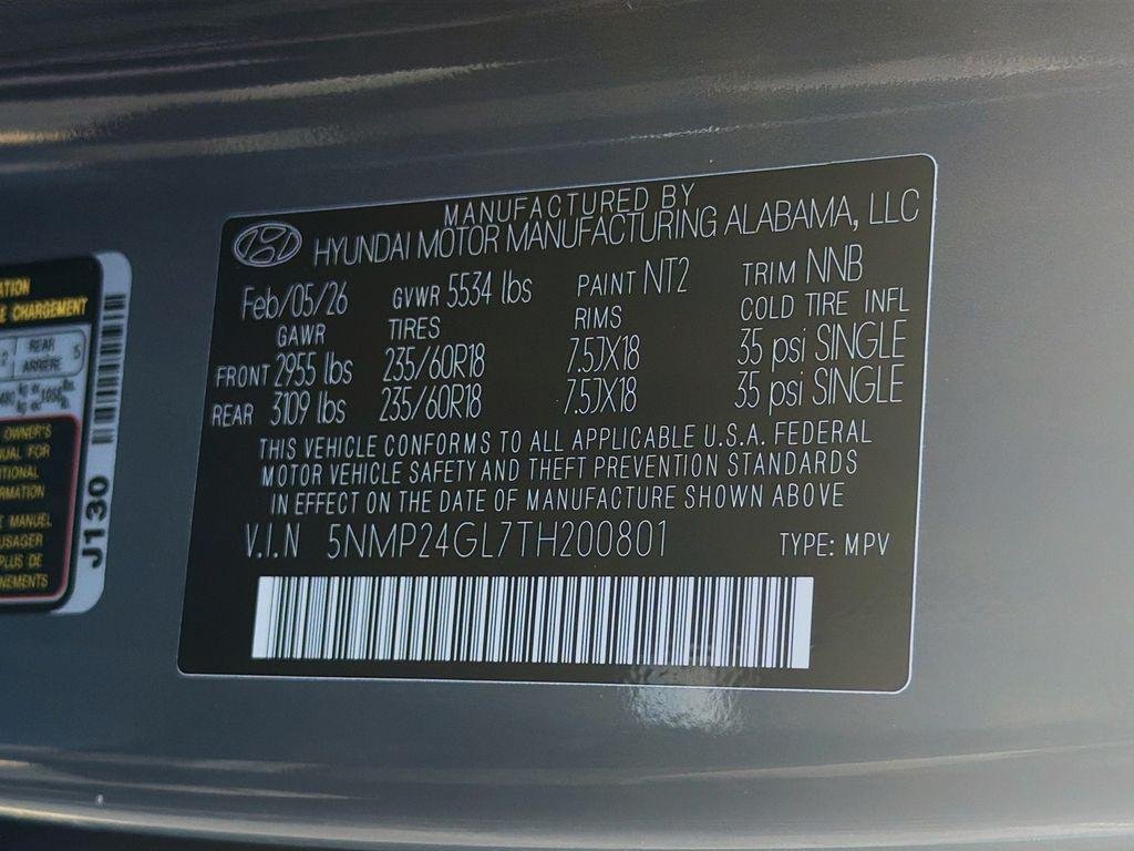 New 2026 Hampton Gray Hyundai SEL FWD image 25