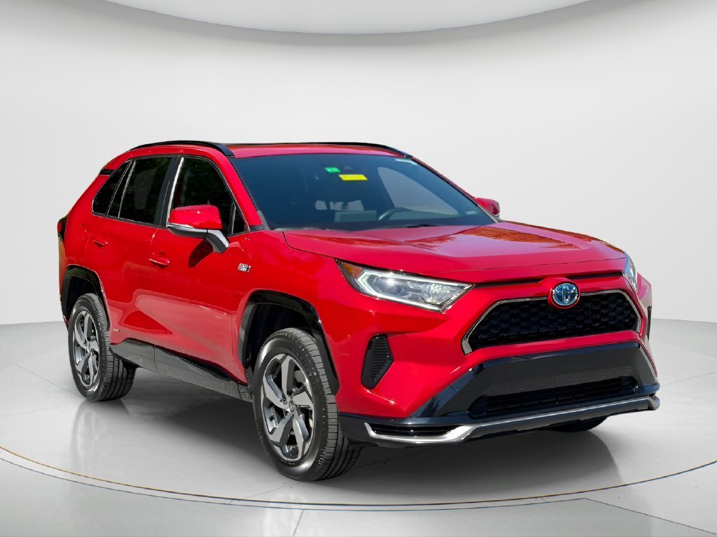 Used 2021 Red Toyota SE image 3