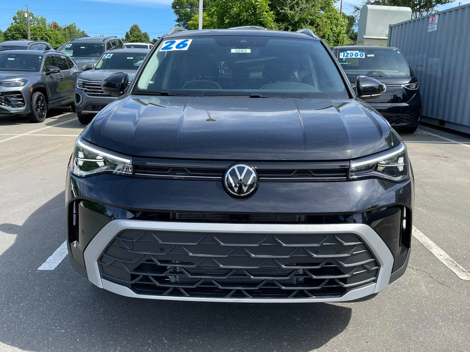 New 2026 Deep Black Pearl Volkswagen SE image 8