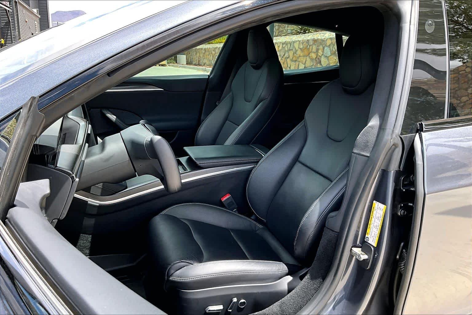 Used 2021 Midnight Silver Metallic Tesla Plaid image 5