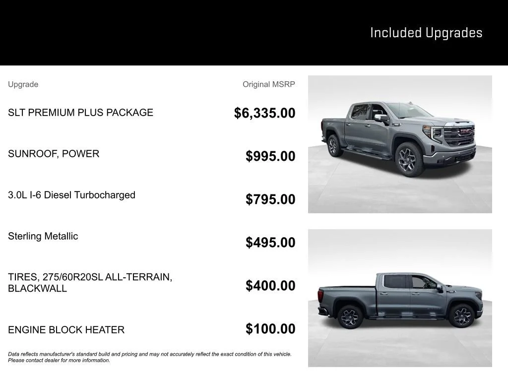 New 2026 Sterling Metallic GMC SLT image 8