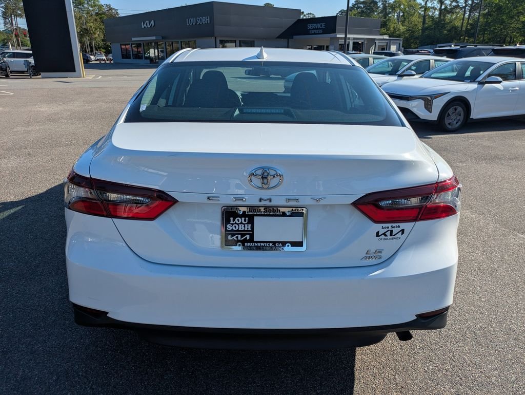 Used 2024 White Toyota LE image 5