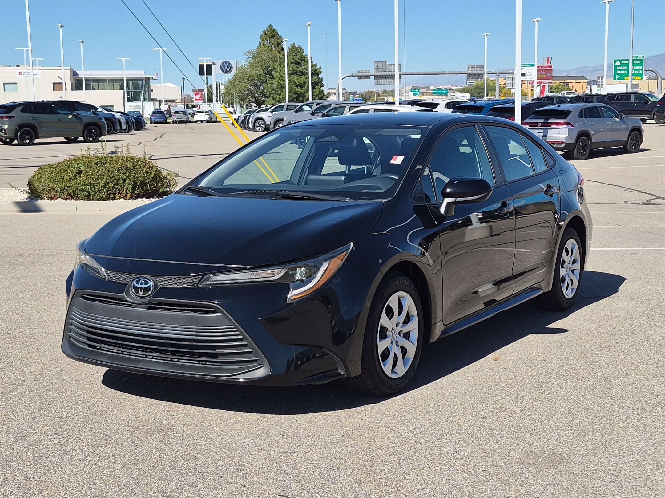 Used 2026 Midnight Black Metallic Toyota LE image 8