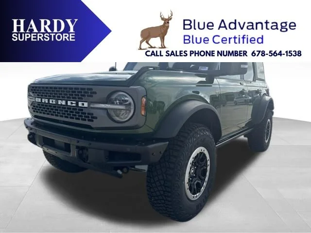 Certified Used 2023 Green Ford Badlands image 1