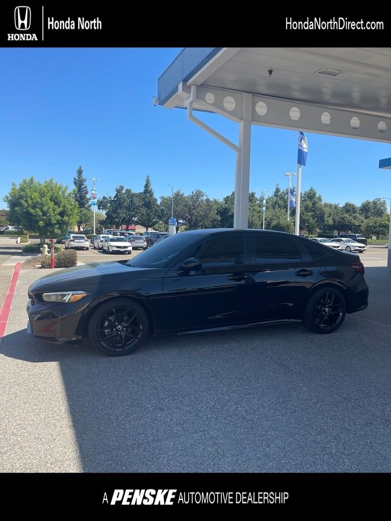 Certified Used 2025 Crystal Black Pearl Honda Sport image 1