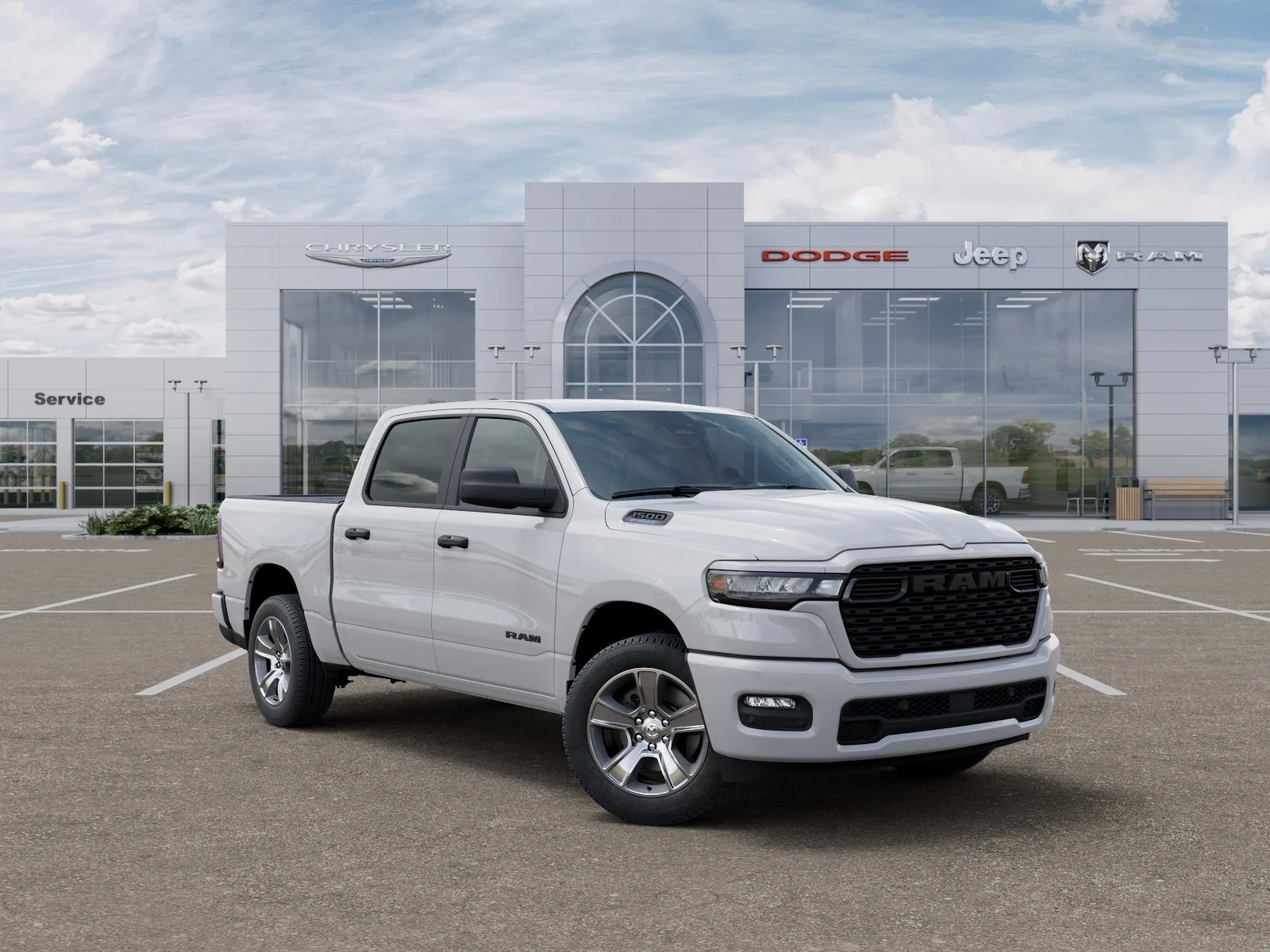 New 2026 Bright White Clearcoat RAM Express image 5
