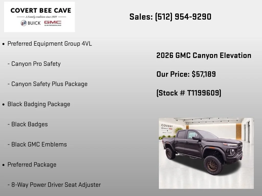 New 2026 Onyx Black GMC Elevation image 7