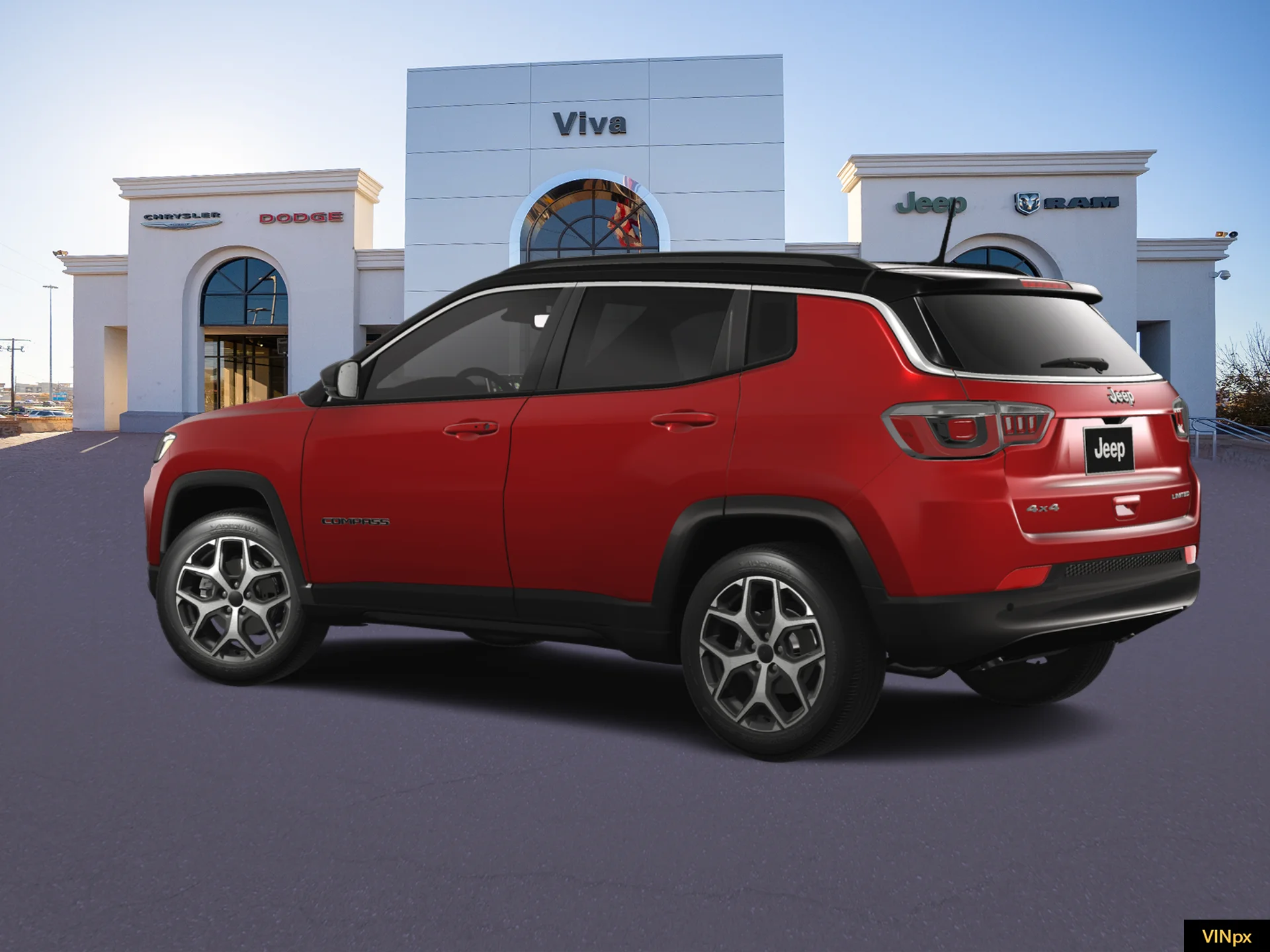 New 2026 Red Hot Pearl-Coat Exterior Paint Jeep Limited image 16