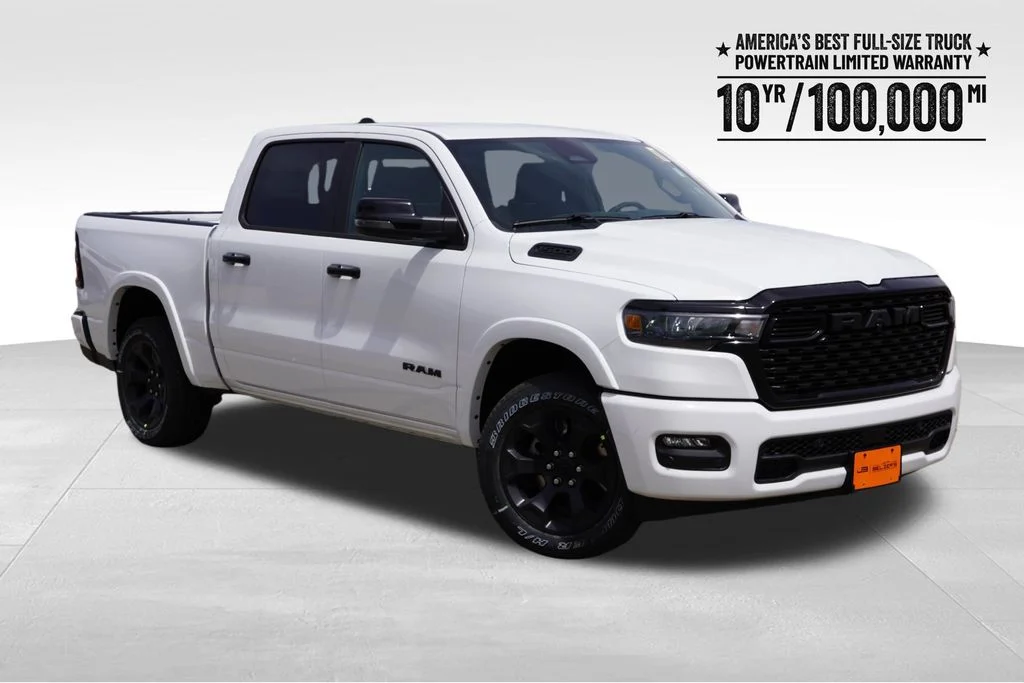 New 2026 Bright White Clear-Coat Exterior Paint RAM Big Horn image 1